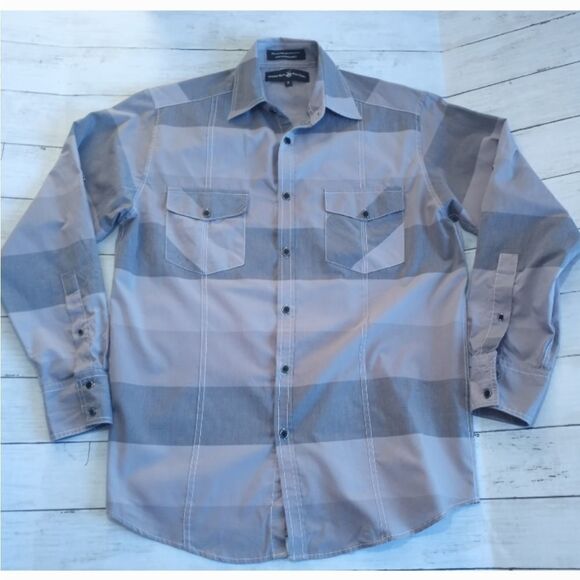 MENS BUTTON DOWN Long Sleeve Shirt  Size S - Picture 1 of 3